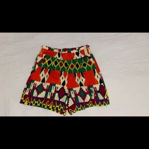 Short with colourful prints